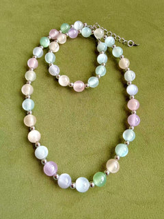 Sunlight Color-Changing Beaded Necklace | UV Reactive Mood Jewelry