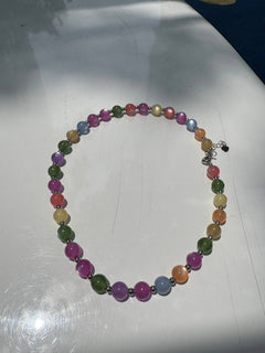 Sunlight Color-Changing Beaded Necklace | UV Reactive Mood Jewelry